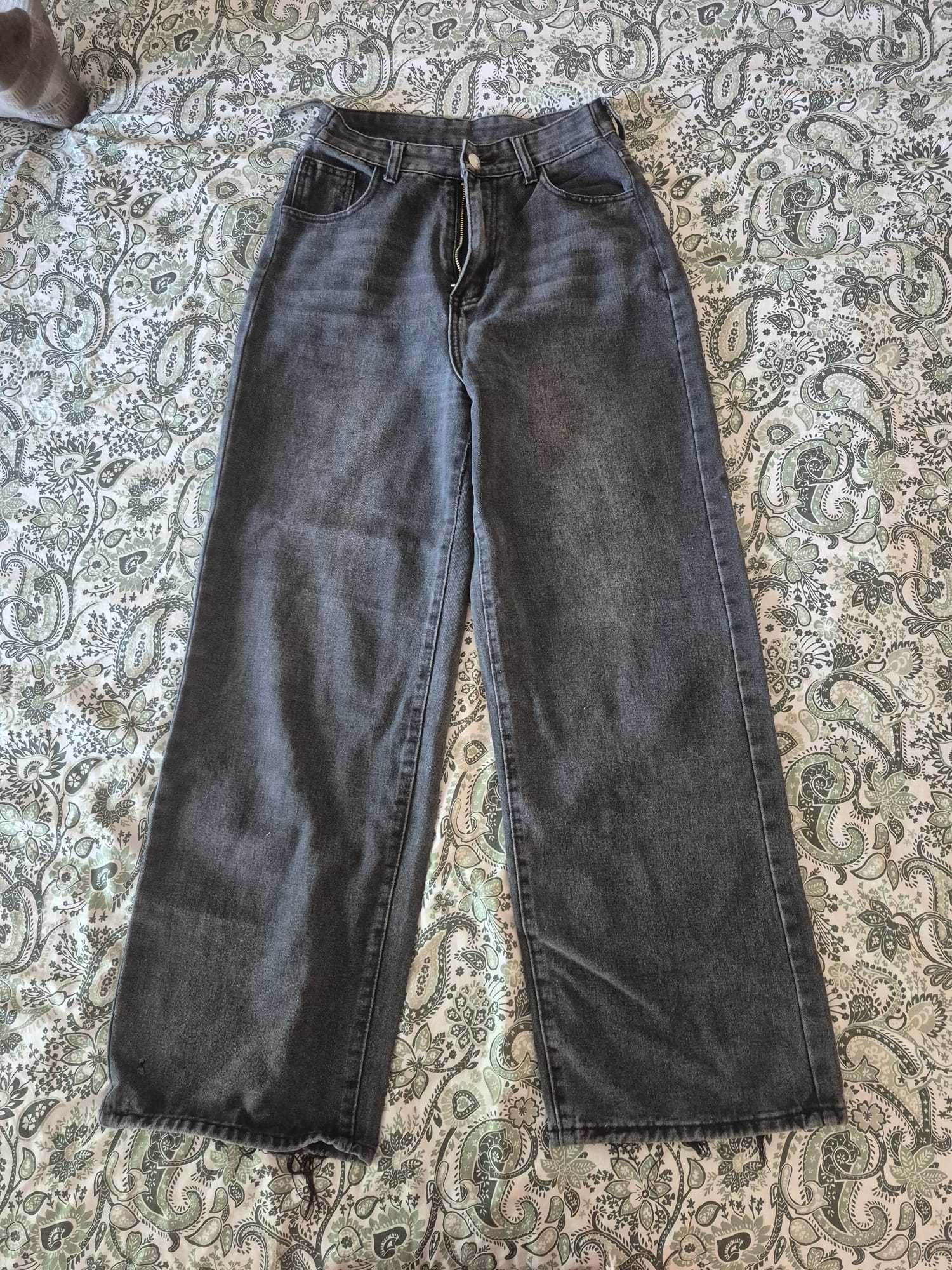 Fitted Shein Jeans Perna Larga