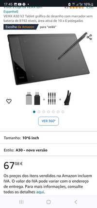 VEIKK A30 V2 Tablet Grafico