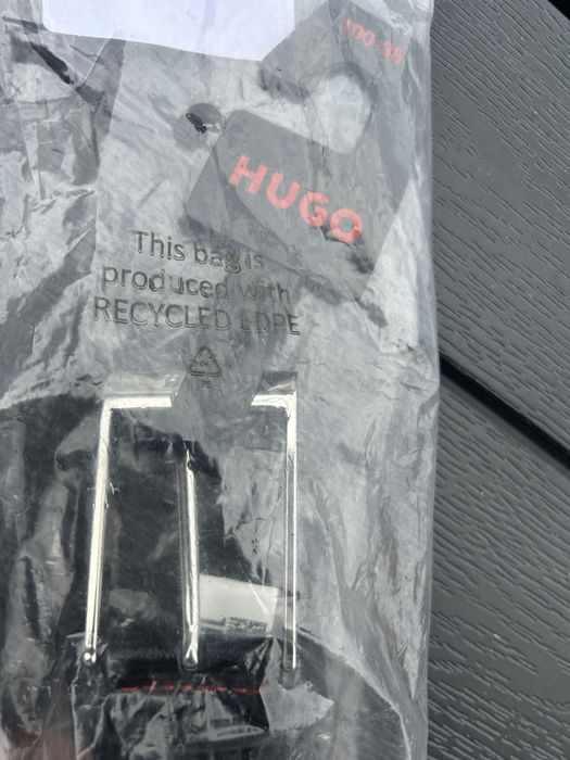 Мужской кожаный ремень Hugo, 38