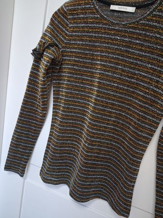 Gestuz bluzka brokatowa damska XS