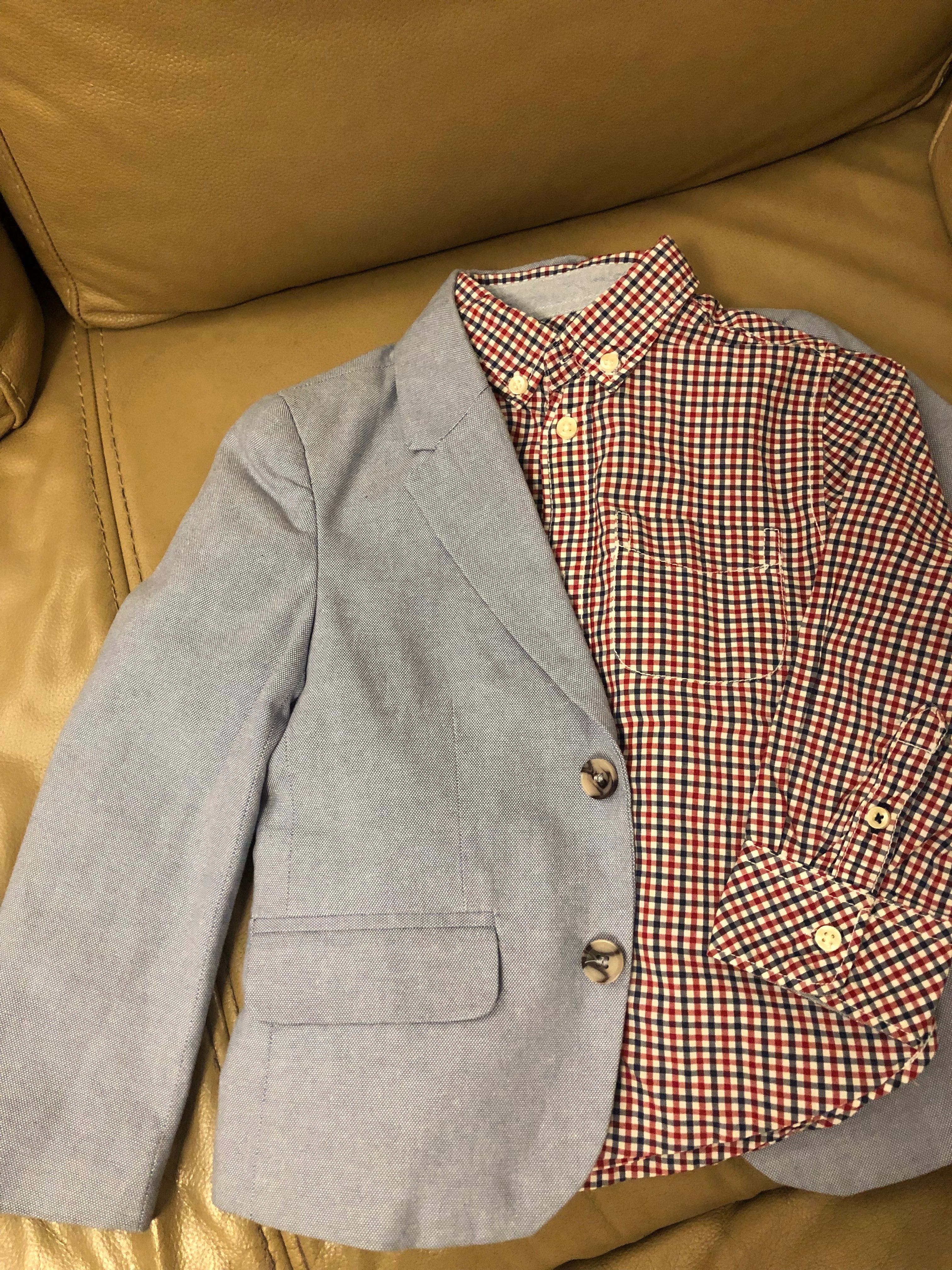 Eleganckie koszule i marynarki R.98/104 Zara, KappAhl H&M