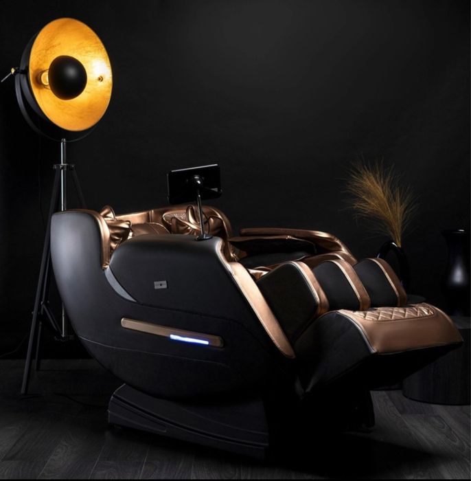 Масажне крісло  Mebel  ELIT VX MAX коричневе, бежеве, чорне, сіре