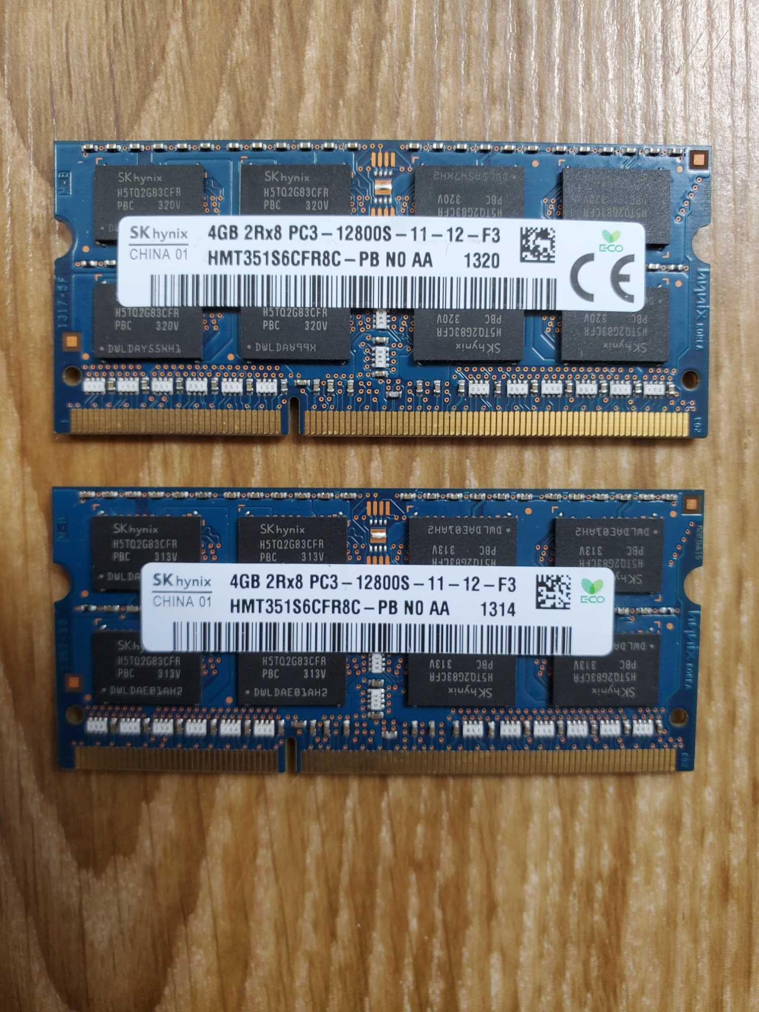 Оперативная память для ноутбуков SK Hynix 8Gb (2x4Gb) DDR3 1600MHz