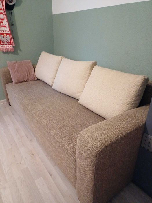 kanapa rozkładana z funkcją spania