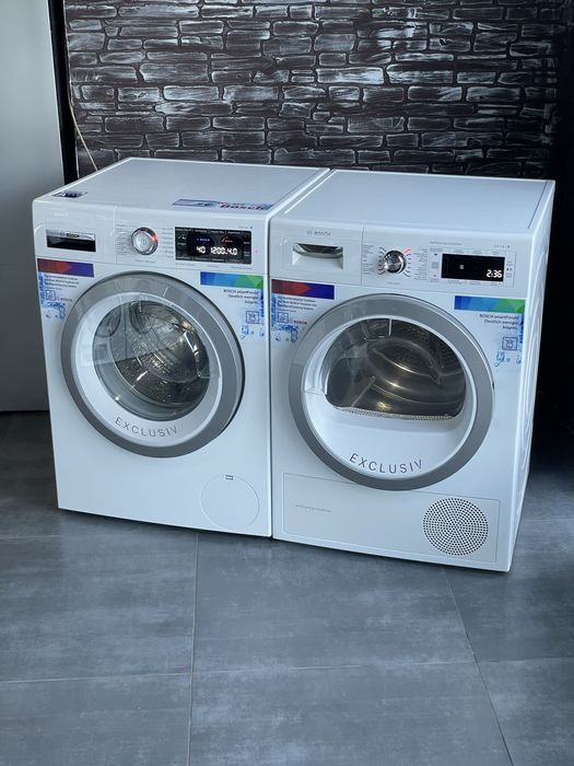Топовий Комплект Пральна+Сушильна машина Bosch serie 8 | Ідеал | 2021