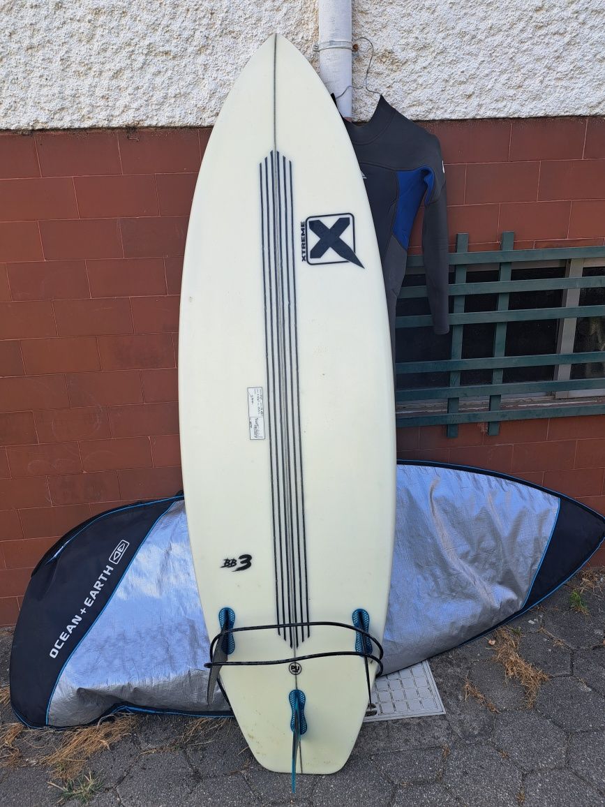 Prancha Surf SurFactory + fato + saco