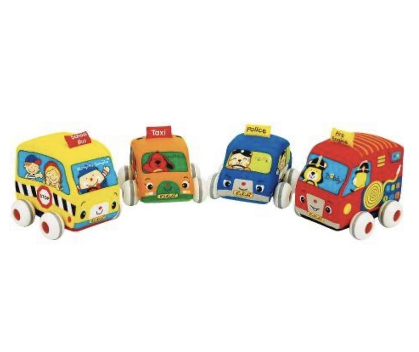 Розвиваючий набір М'які машинки (4 шт) від Melissa & Doug