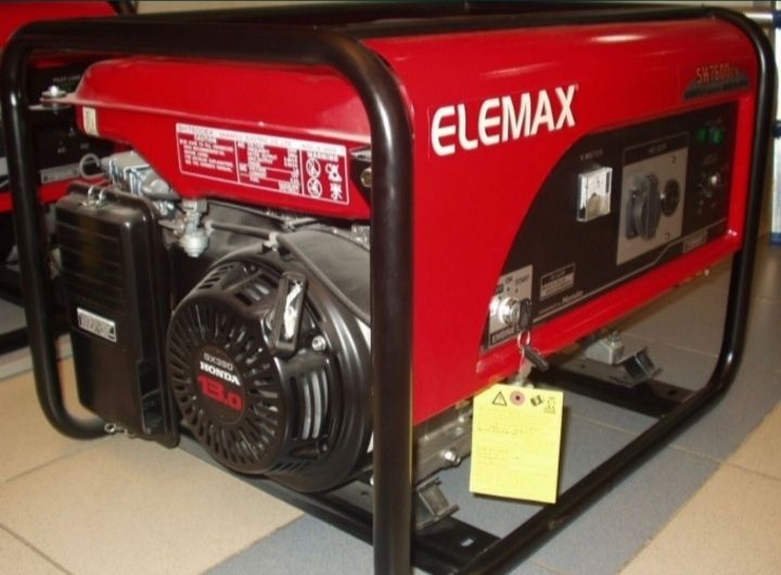 Генератор Honda газ бензин Elemax SH7600EX AVR - ATS GX390  Япония !