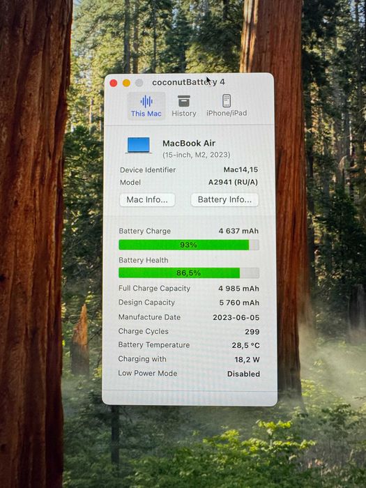 Macbook Air 15" M2 2023 8/256 stan idealny