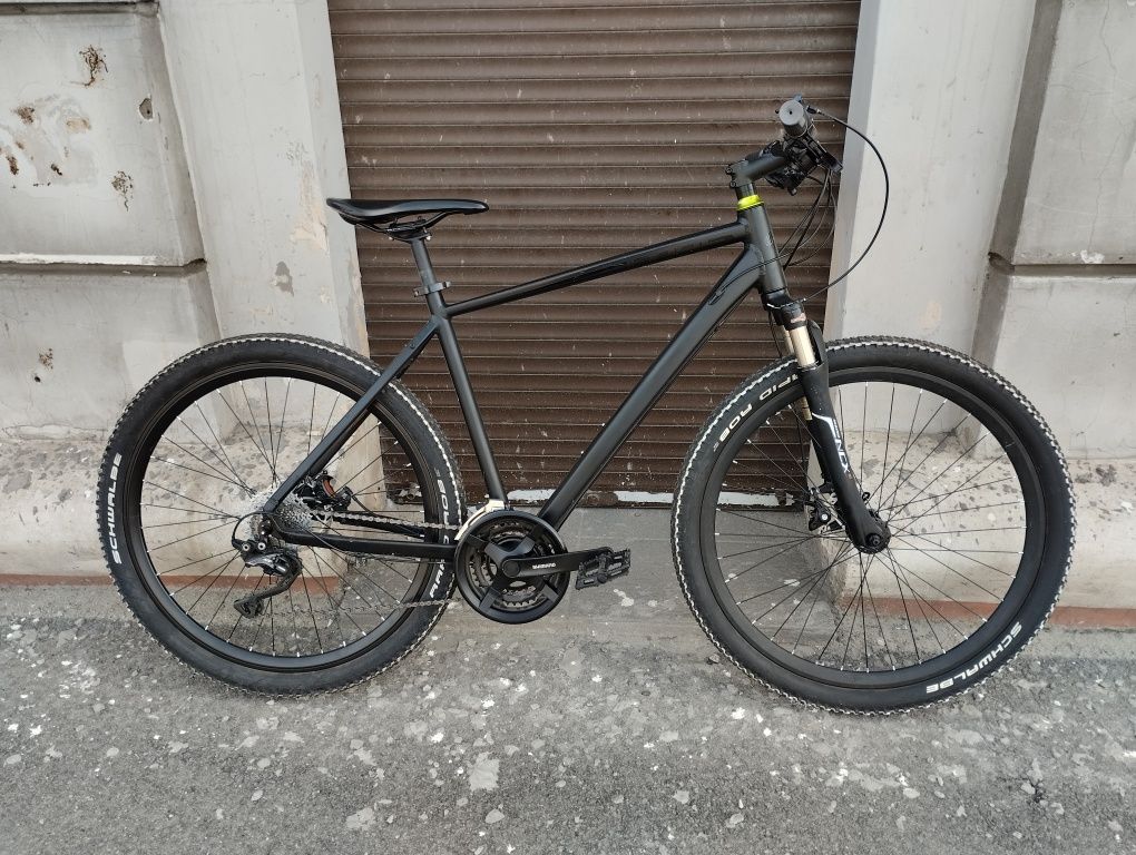 27.5 алю CUBE Nature SL кассета SHIMANO Deore XT 30ск воздух