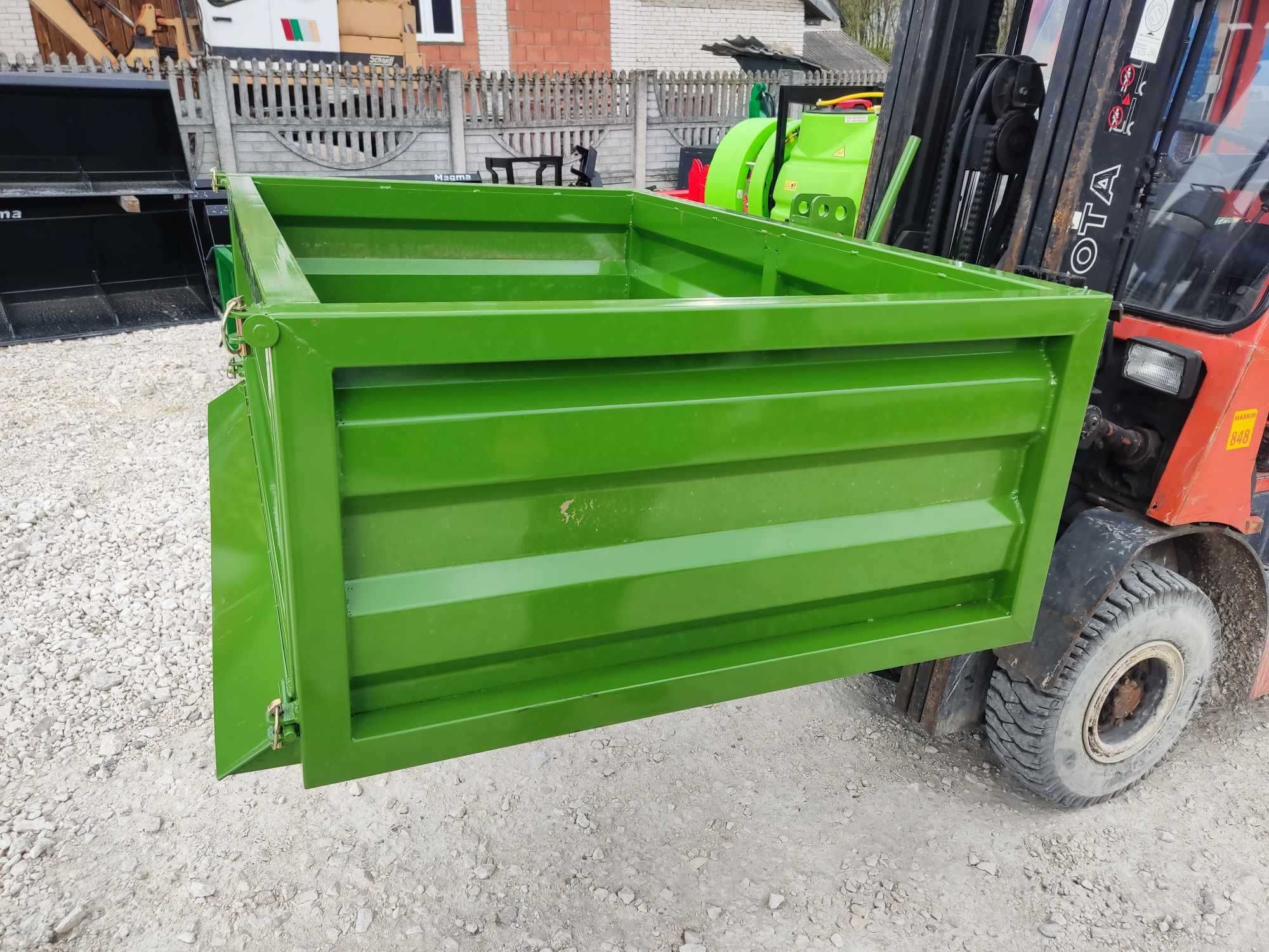 Nowa skrzynia transportowa na tylni tuz ciągnika solidna producent