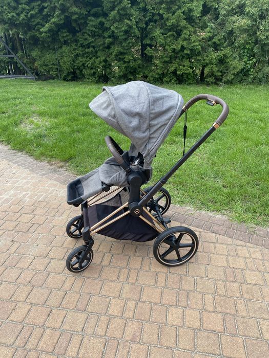 Wózek Cybex Platinum Priam 2.0 z ramą Rosegold spacerówka + gondola