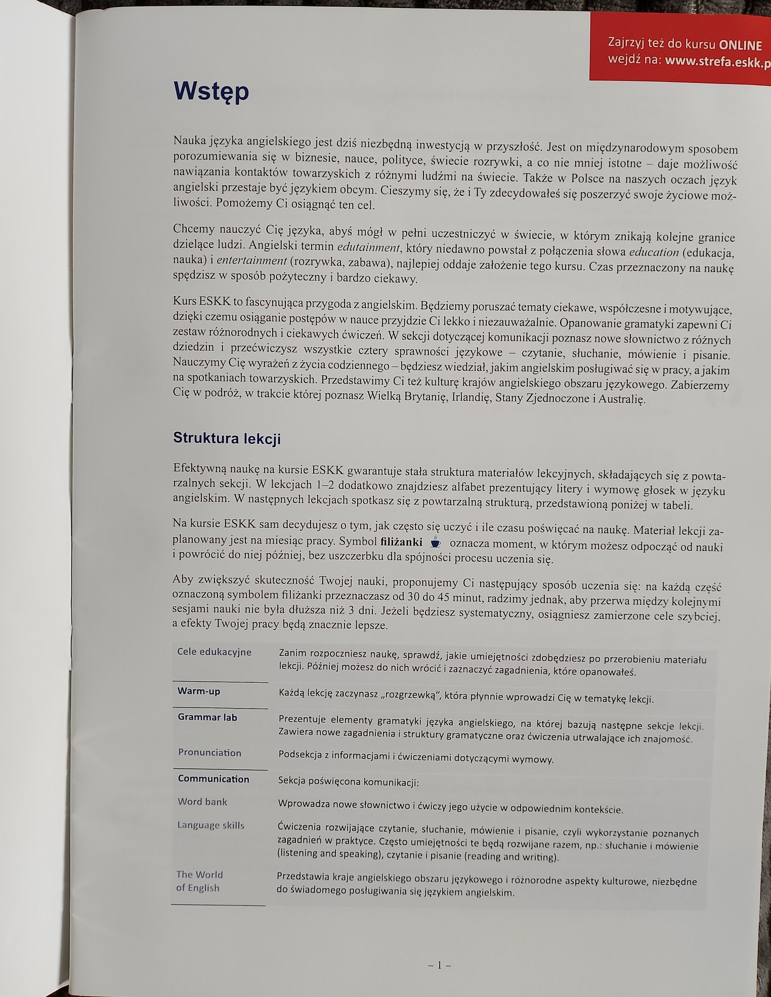 Eskk angielski kurs lekcje 1-12