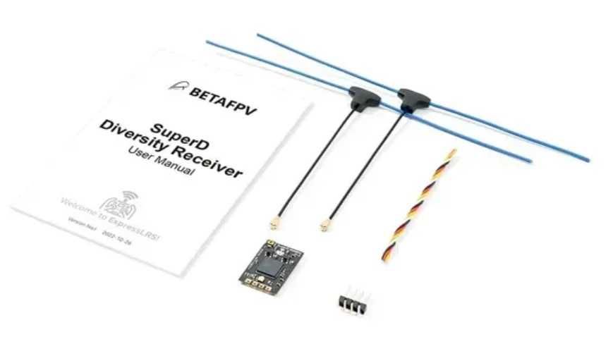 Прийимач BetaFpv SuperD Diversity ELRS 915