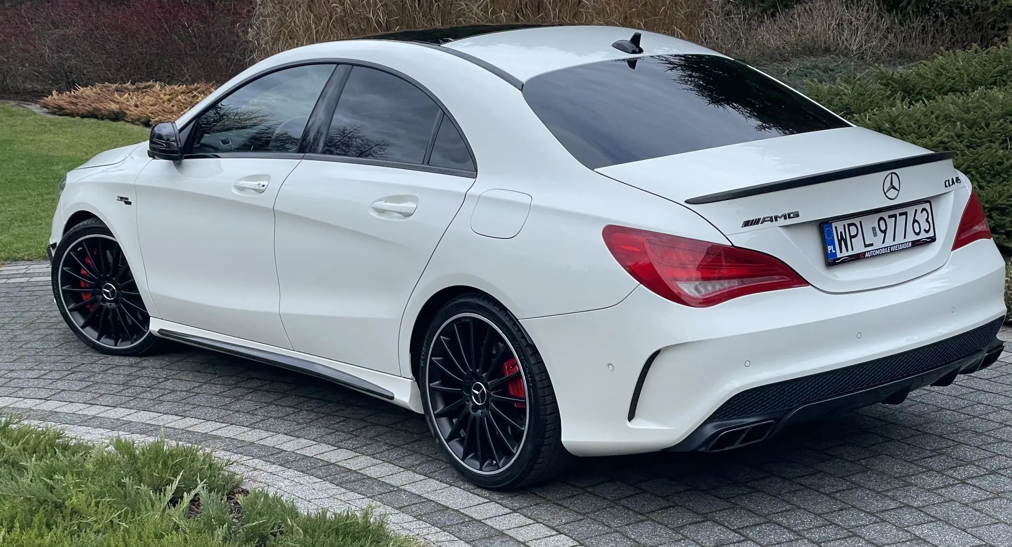 Mercedes-Benz CLA CLA 45 AMG, wersja PERFORMANCE, tryb RACE, launch control