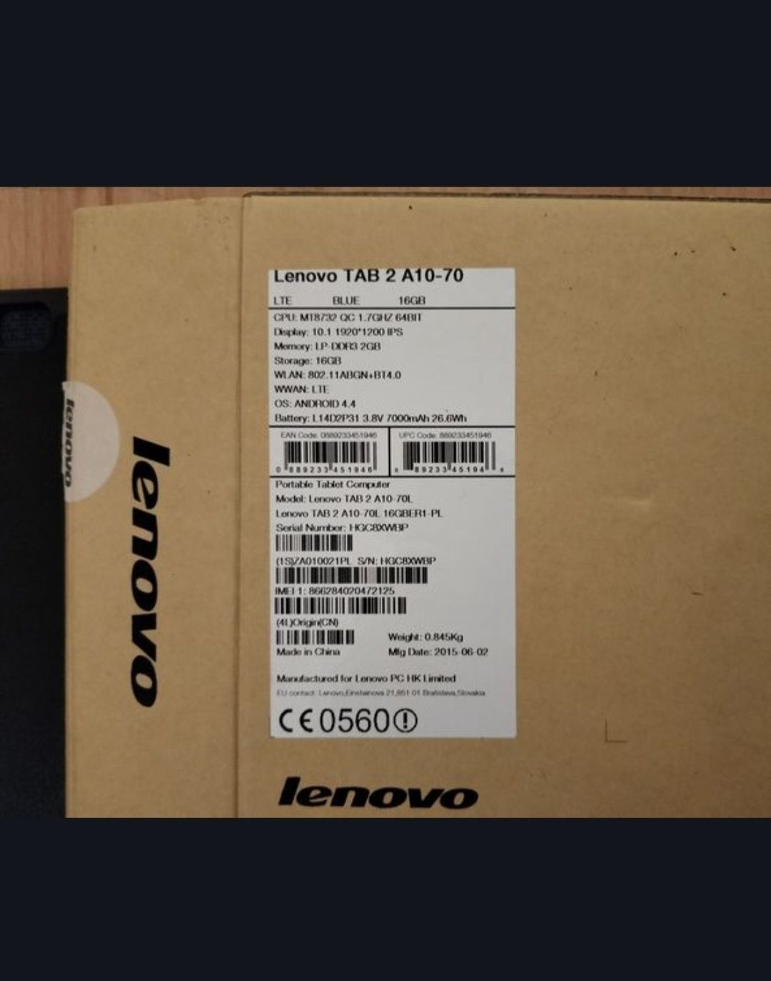 Tablet Lenovo Tab2 A10-70 16GB Wi-Fi Czarny z etui, szkłem hartowanym