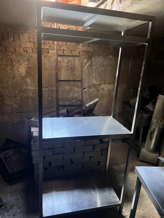 Столы, вытяжки, полки из нержавейки