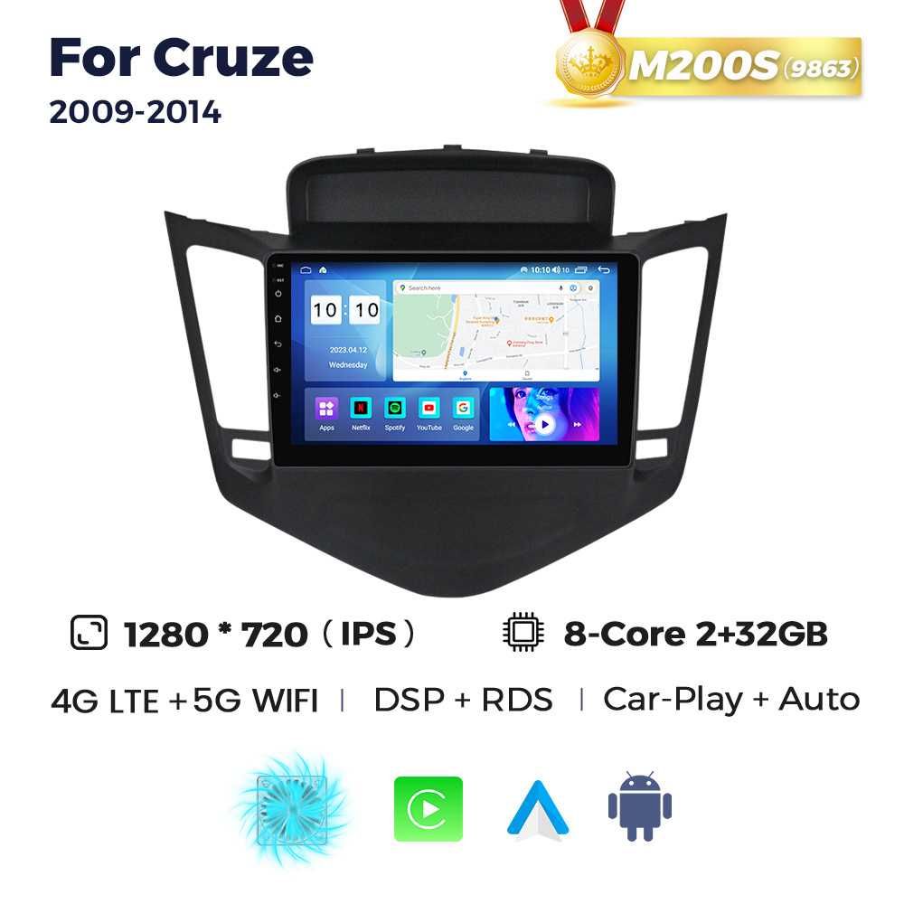 Магнітола Chevrolet Cruze GPS навігація Android Шевроле Круз