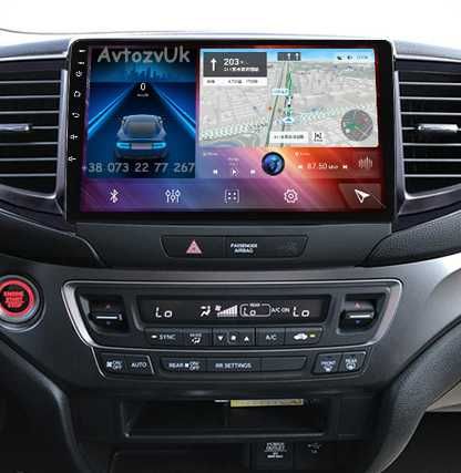 Android 14 Honda PILOT Хонда ПИЛОТ 2 din GPS USB CarPlay Магнитола