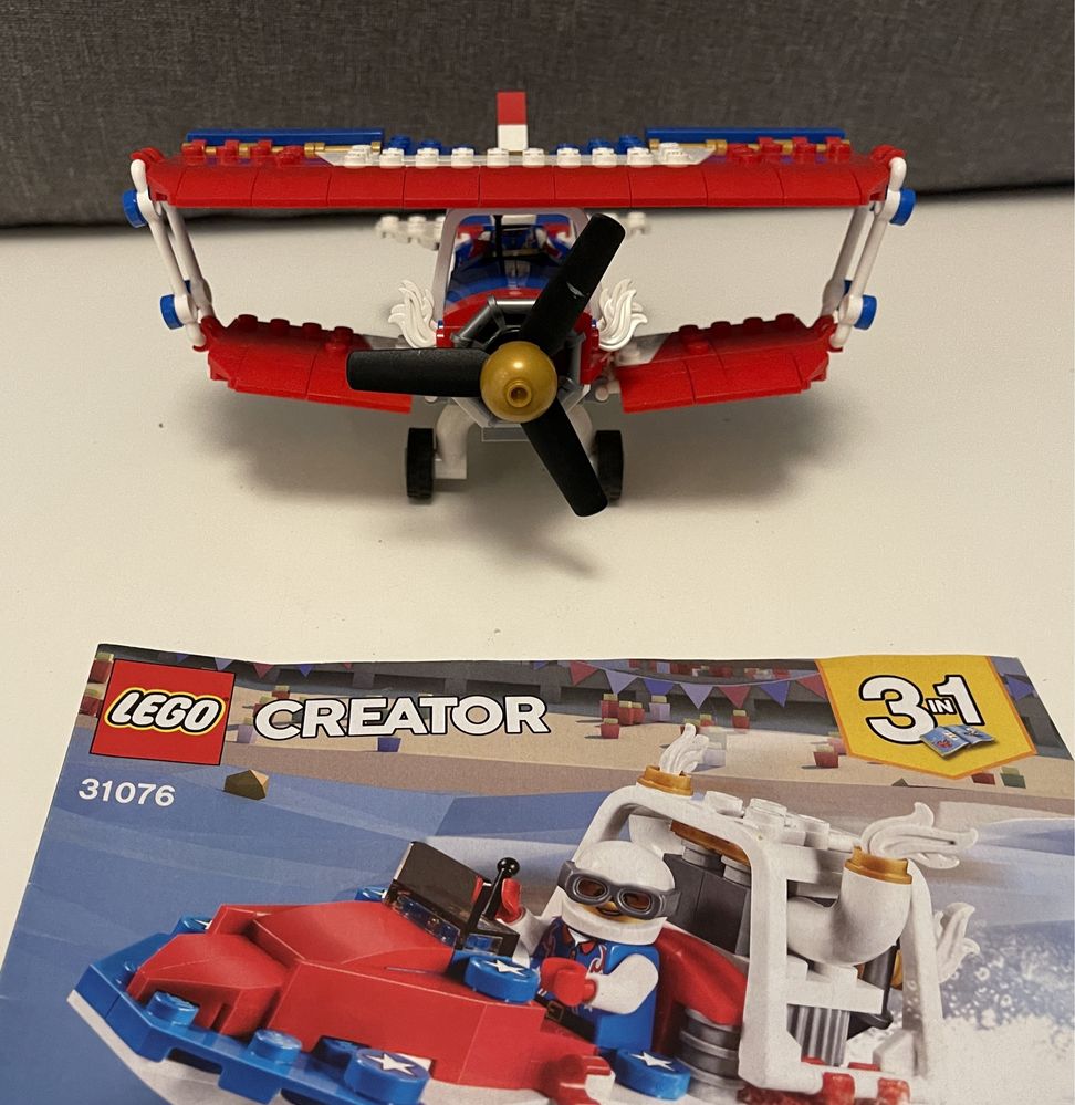 LEGO Creator 3w1 31076 Samolot kaskaderski kompletny