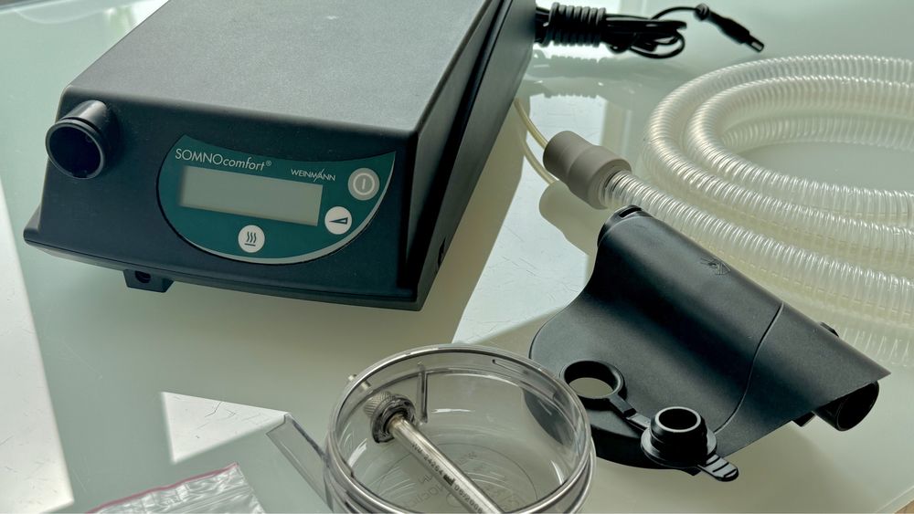 Сіпап апарат Weinmann SOMNOcomfort зі зволожувачем та новою маскою