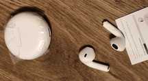 Słuchawki bezprzewodowe jak nowe okazja tanio zamiana zamienie airpods
