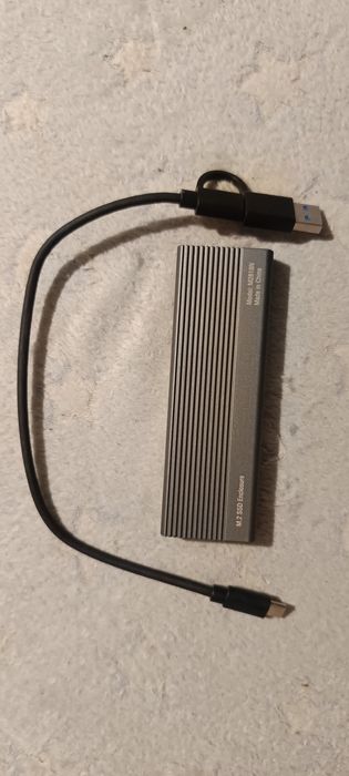 Sprzedam adapter na dysk Blueendless M.2 SSD NVMe / SATA USB 3.1