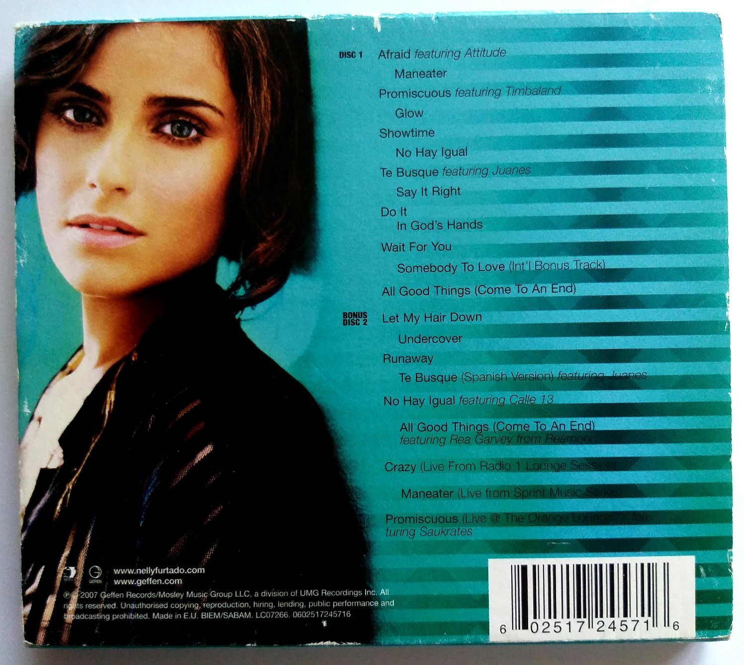 Nelly Furtado Loose International Tour Edition 2CD 2007r