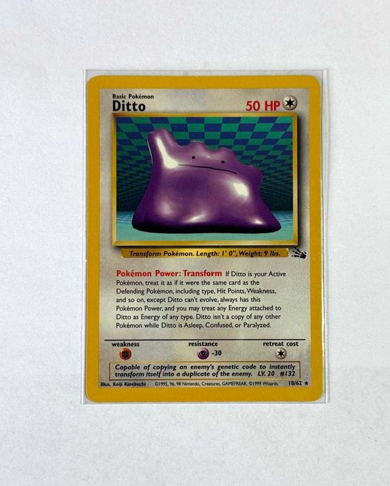 Cartas Originais Pokémon TCG - Edição Fossil