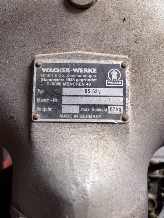 Skoczek stopa budowlana wacker BS62-y