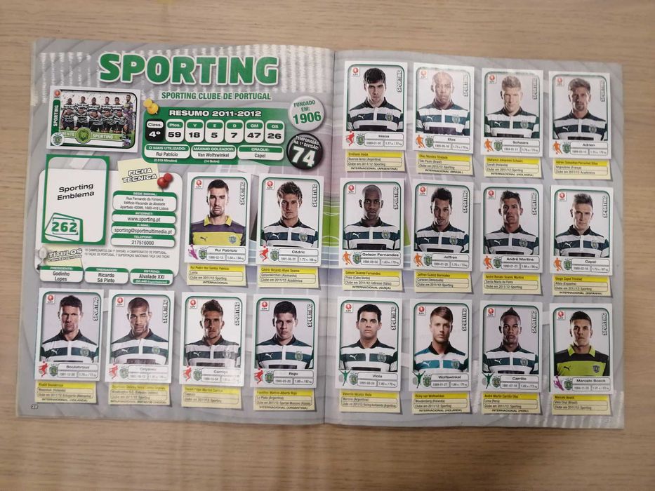 Caderneta Futebol 2012-13 - Panini [Incompleta]