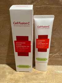 Cell Fusion C sunscreen advanced clear przeciwsłoneczny spf