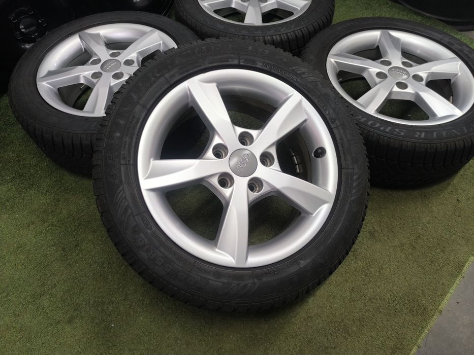 Koła 16" 5x112 et43 opony 205/55/16 Audi a3 a4 b6 b7 a6 VW Passat Golf