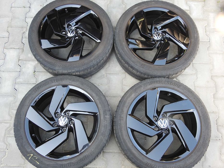 4×Alufelgi VW OE 17'' 7,5J 5x112 ET 51 21rok 5h0 JAK NOWE 2020 rok