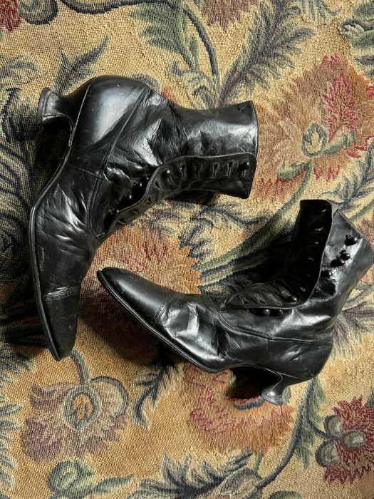 Buty antyk XIX wiek przedwojenne 1900 secesja
