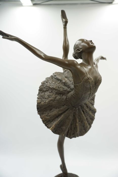 DUŻA figura z brązu balerina tancerka baletnica  67 cm