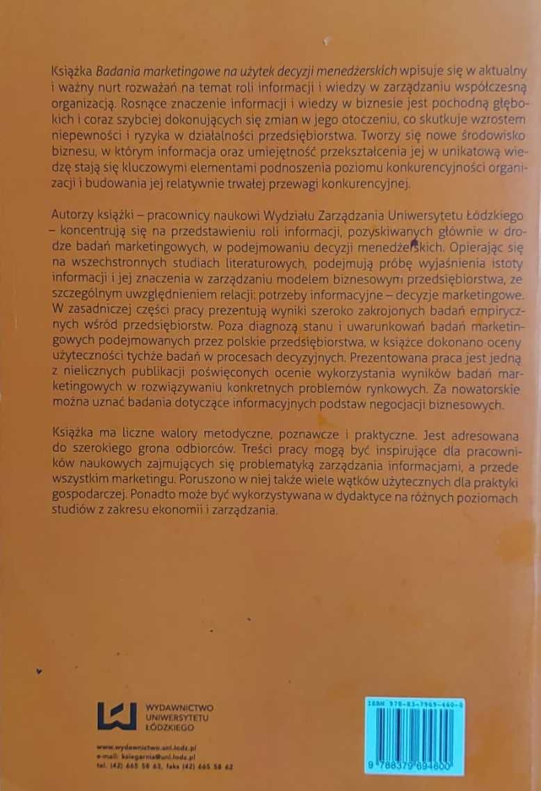 Gregor B., Kalińska-Kula M. - Badania marketingowe na użytek ...