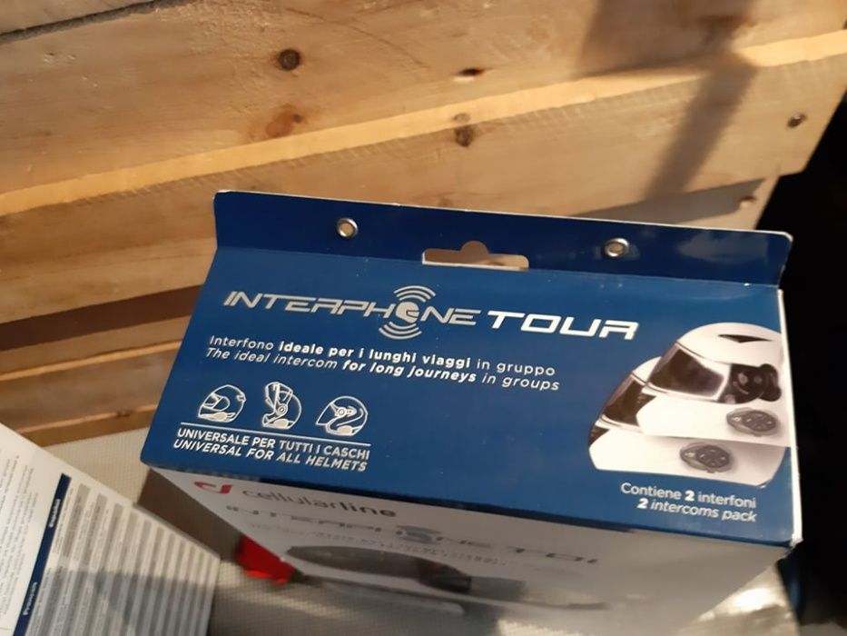 Intercom Interphone Tour komplet 2 kaski WYPRZEDAŻ ! %%%