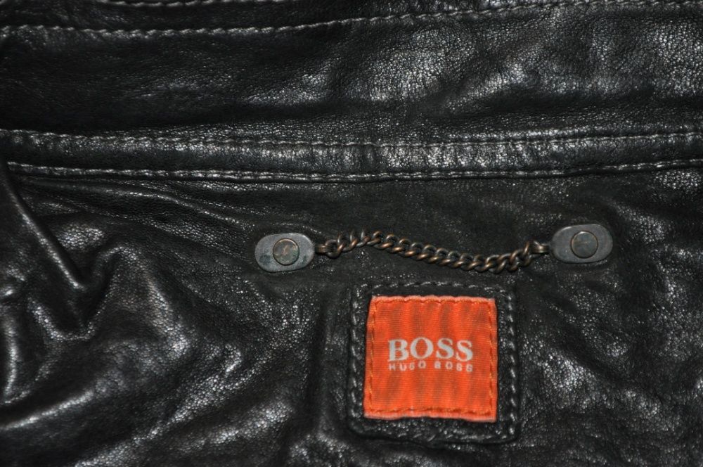 Hugo boss кожанная куртка хуго босс