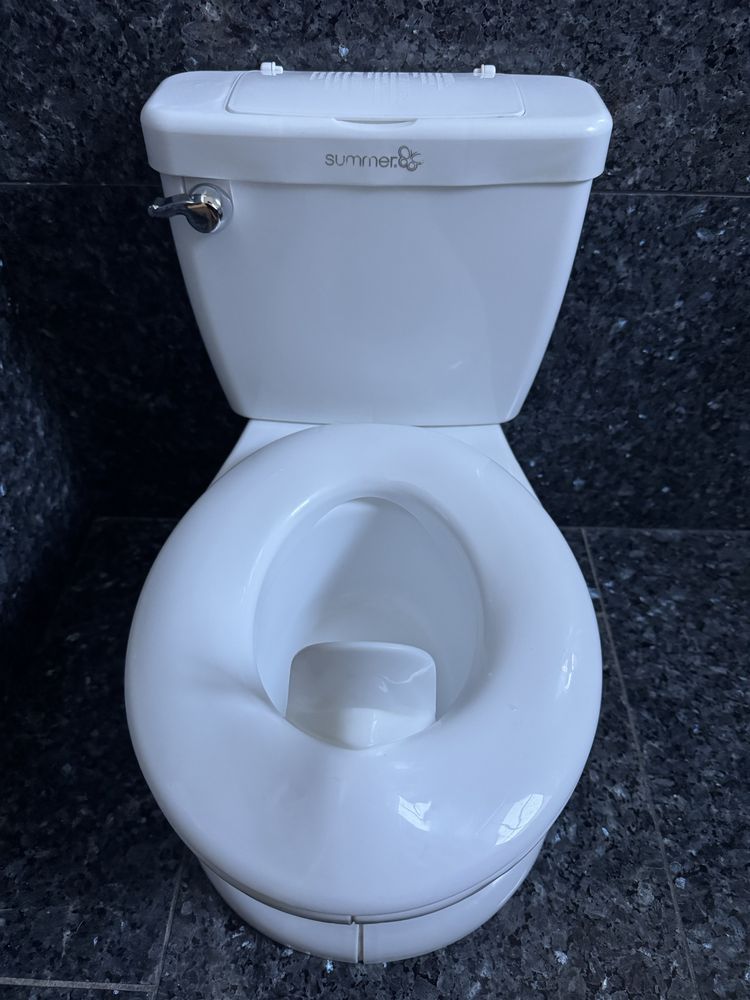 Nocnik dzieciecy, wc z sygnałem wody, jak nowy. Polecam
