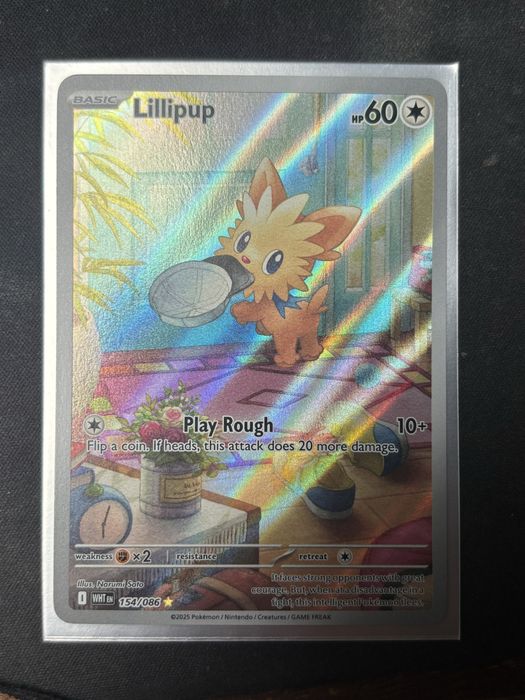 Karta Pokemon Lillipup WHT154 IR White Flare