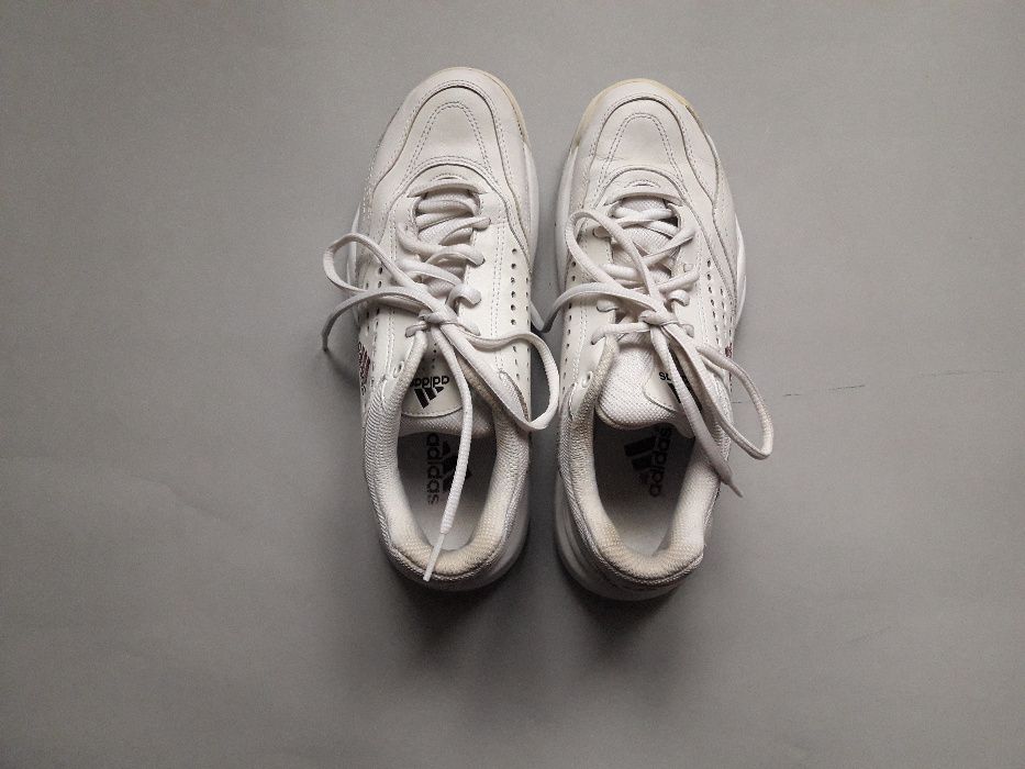 Adidas buty do biegania sportowe białe 36 2/3 Ambition Logo IV adidasy