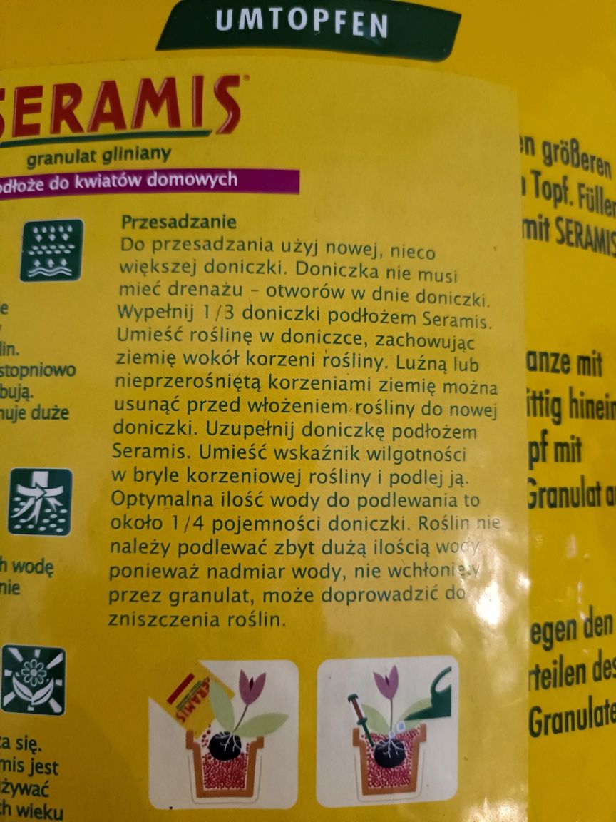 Seramis do roślin doniczkowych domowych 7,5l
