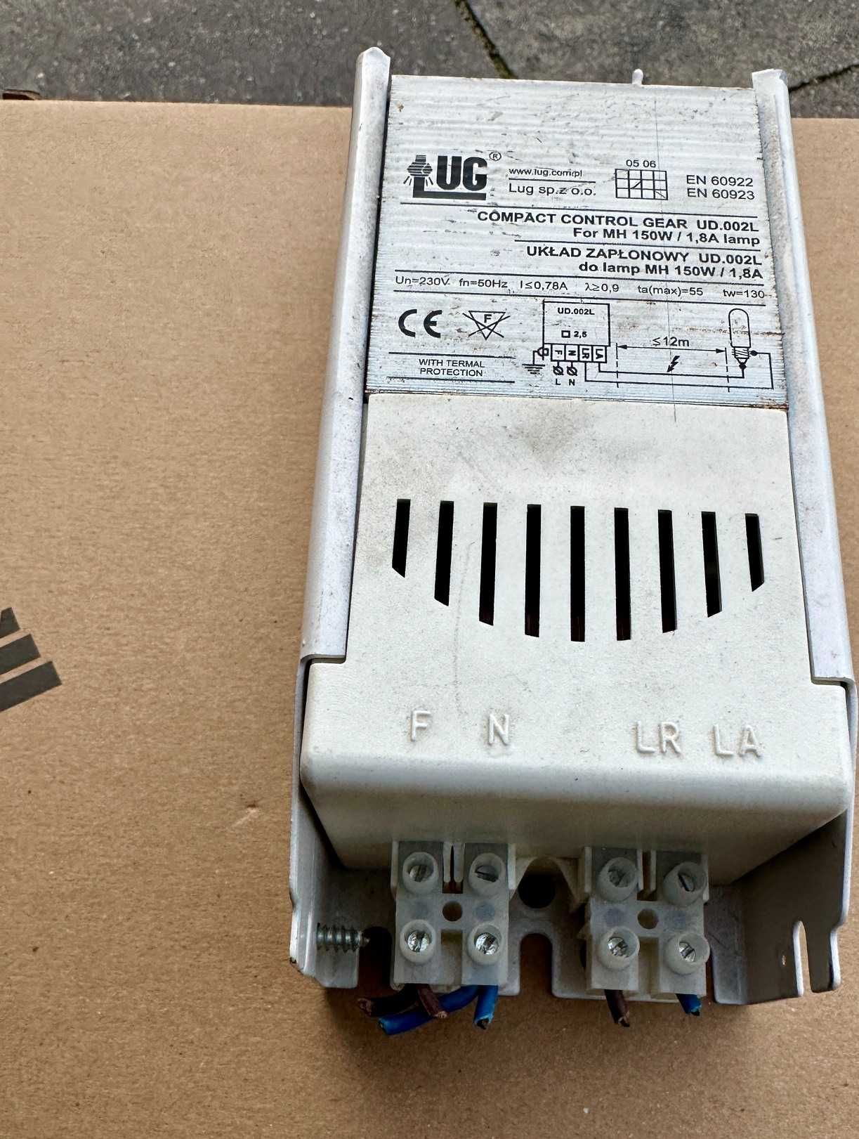 Układ zapłonowy UD.002L 150W 230V 50Hz 1,8A LUG -kompletny okazja