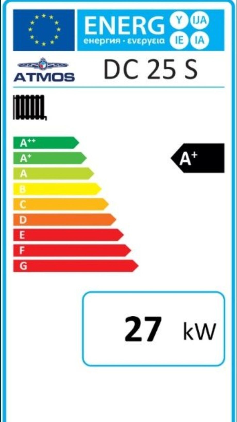 ATMOS DC 25 S - piec zgazowujący drewno