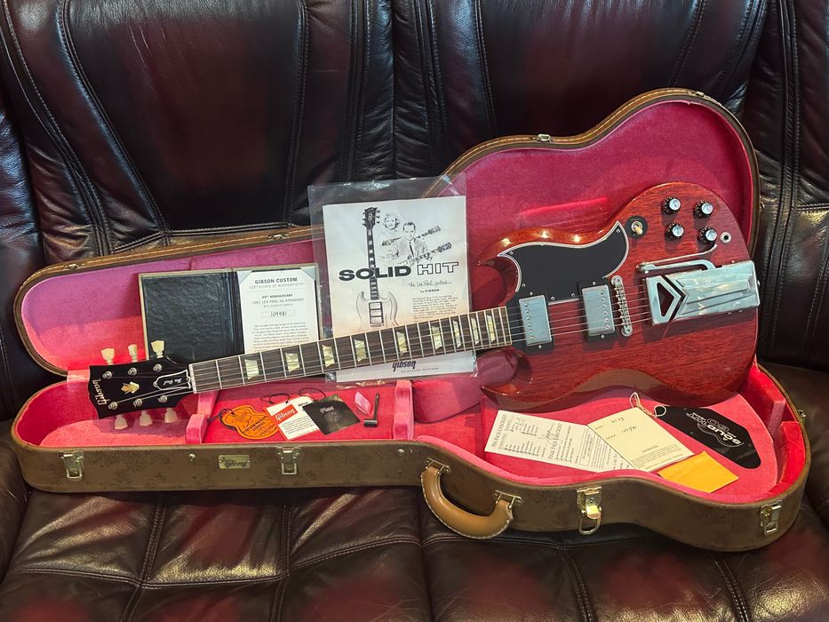 Gibson Custom Shop SG 60th Anniversary 1961 Sideways Vibro(mint,4600$)