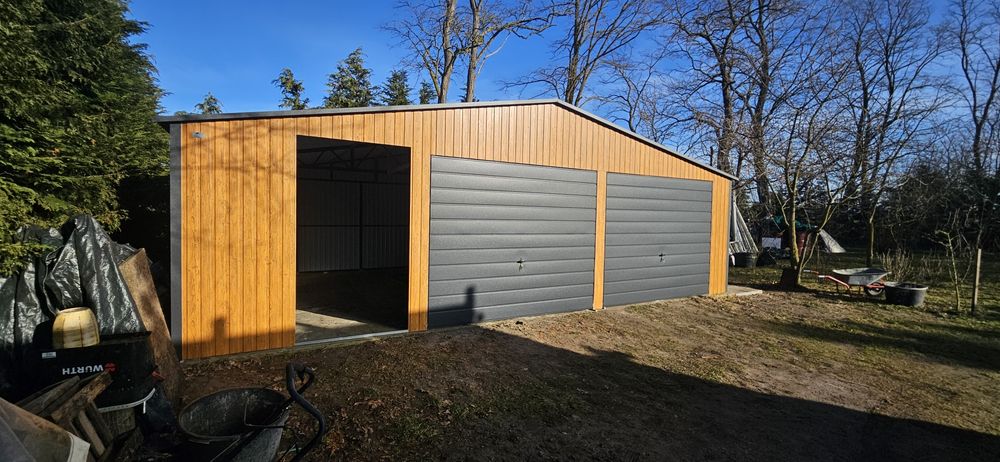 GARAŻ Drewnopodobny Hala Wiata Rolnicza Budka ogrodowa Magazyn Blaszak