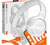 JBL tune 520bt białe słuchawki bluetooth pure bass 57h gratis