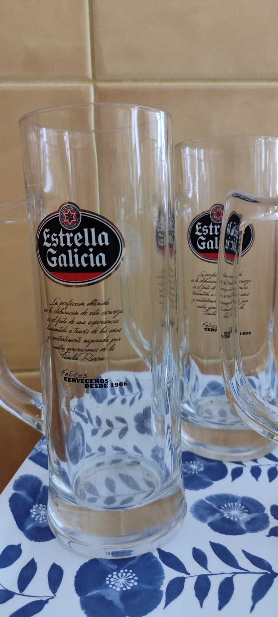 Canecas cerveja Estrella Galícia