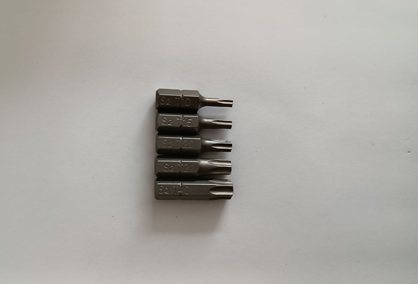 Zestaw bitów TorX T10, 15, 20, 30, 40